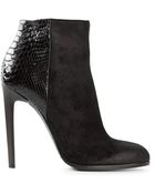 Haider Ackermann Contrasting Panels Ankle Boots - Lyst