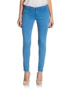 AG Adriano Goldschmied Ankle-Zip Skinny Jeans - Lyst