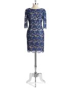 Eliza J Lace A Line Dress - Lyst