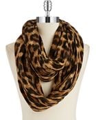 MICHAEL Michael Kors Animal Print Infinity Loop Scarf - Lyst