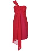Halston Heritage Short Dress - Lyst
