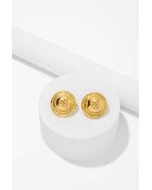 Nasty Gal Vintage Chanel Rounded Logo Earrings - Lyst