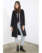 Forever 21 Classic Wool-Blend Overcoat - Lyst