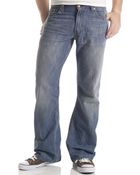 Levi's 527 Slim Bootcut Fit Medium Chipped Wash Jeans - Lyst