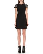 Versus Shoulder Detail Jersey Dress - Lyst