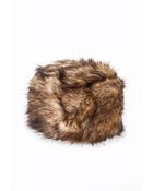 Missguided Raziya Faux Fur Hat Brown - Lyst