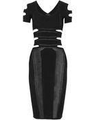 Cushnie Et Ochs Cutout Stretch Knit Dress - Lyst