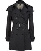 Burberry Brit Reymoore Hooded Trench Coat - Lyst