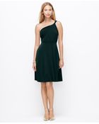 Ann Taylor Jersey One Shoulder Bridesmaid Dress - Lyst