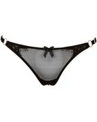 Bordelle Lace & Tulle Thong - Lyst