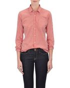 Alexander Olch Stripe Poplin Shirt - Lyst