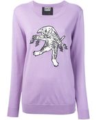 Markus Lupfer 'Ka-Pow Cat' Sweater - Lyst