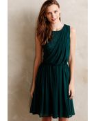 Beyond Vintage Evergreen Draped Dress - Lyst