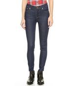 Madewell High Rise Skinny Jeans - Davis Wash - Lyst