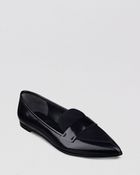 Ivanka Trump Pointed Toe Loafer Flats - Zamor - Lyst