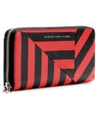 Marc By Marc Jacobs Slim Zip Around Leather Wallet - Lyst