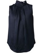Carven Satin Technical Top - Lyst