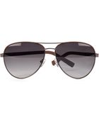 Ted Baker Aviator Sunglasses - Lyst