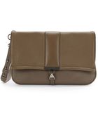 French Connection Faux Leather Convertible Clutch - Lyst
