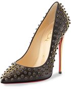 Christian Louboutin Follies Cabo Studded Red Sole Pump - Lyst