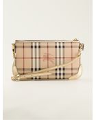 Burberry Haymarket Check Shoulder Bag - Lyst