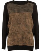 Nicole Farhi Needle Punch Jumper - Lyst