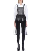 Maison Margiela Sheer Tulle Pinafore Dress - Lyst