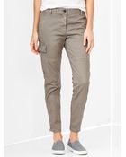 Gap Skinny Mini Cargo Khakis - Lyst