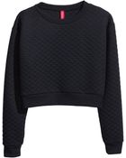 H&M Short Sweatshirt - Lyst