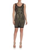 Alexia Admor Embellished Mini Dress - Lyst