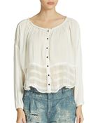 Free People Rainy Days Swing Top - Lyst