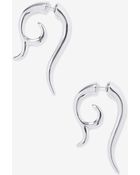 Nasty Gal Swirl Power Tunnel Earrings - Lyst
