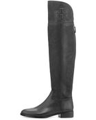 Tory Burch Simone Suede Over-The-Knee Boot - Lyst