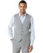 Perry Ellis Solid Herringbone Vest - Lyst