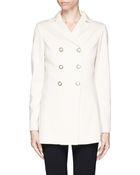 St. John Milano Knit Double-Breasted Jacket - Lyst