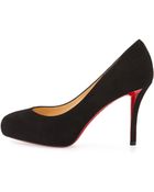 Christian Louboutin Argotik Suede Platform Pump - Lyst