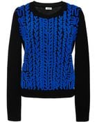 Kenzo Wool Sweater With Chenille Embroidery - Lyst