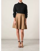 Ermanno Scervino High-Waist Flared Skirt - Lyst