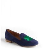 Lucky Brand Duke Suede Logo Loafers - Lyst