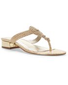 Adrianna Papell Platino Dashing Thong Sandals - Lyst