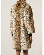 Jay Ahr Leopard Print Coat - Lyst