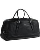 Cole Haan Vegan Leather Duffle Bag - Lyst