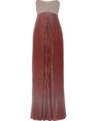Diane von Furstenberg Adrianna Printed Cotton-Blend And Silk-Blend Gauze Gown - Lyst