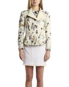 3.1 Phillip Lim Floral Corded Moto Jacket - Lyst