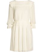 Alice By Temperley Rose Pleated Georgette Mini Dress - Lyst