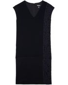DKNY Lace Overlay Dress - Lyst