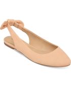 Lucky Brand Women'S Alixis Slingback Bow Flats - Lyst