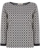 Oasis Grid Check Sweater - Lyst