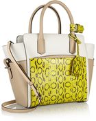 Reed Krakoff Atlantique Mini Leather and Viper Tote - Lyst