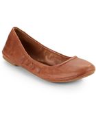 Lucky Brand Elysia Leather Ballet Flats - Lyst